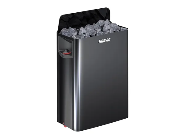 Estufa eléctrica Harvia The Wall Black Steel (6 kW)