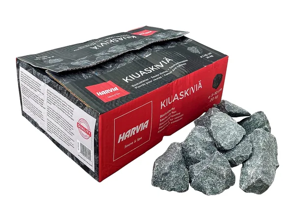 Piedras para sauna Harvia 20 kg para estufa eléctrica o de leña