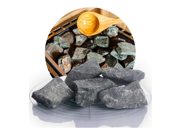 Piedras de diabasa para sauna Schicker 20 kg (5-8 cm)