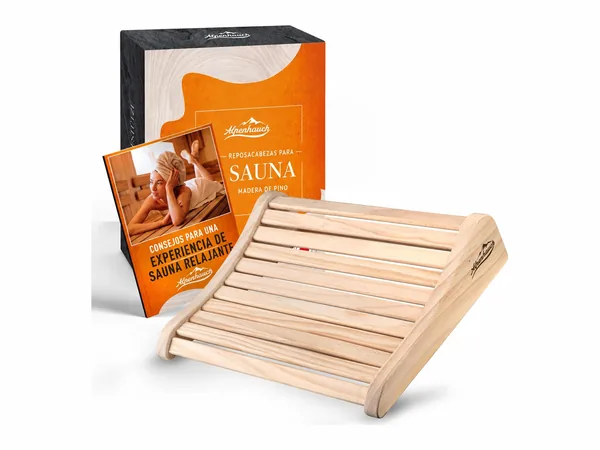 Reposacabezas de madera para sauna Alpenhauch