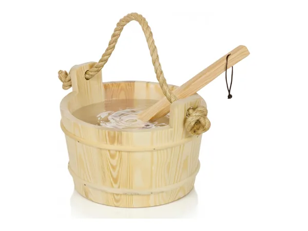 Suleno Sauna-Set mit Kübel und Kelle