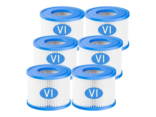 Filtres de remplacement type VI pour Lay-Z-Spa (lot de 6)